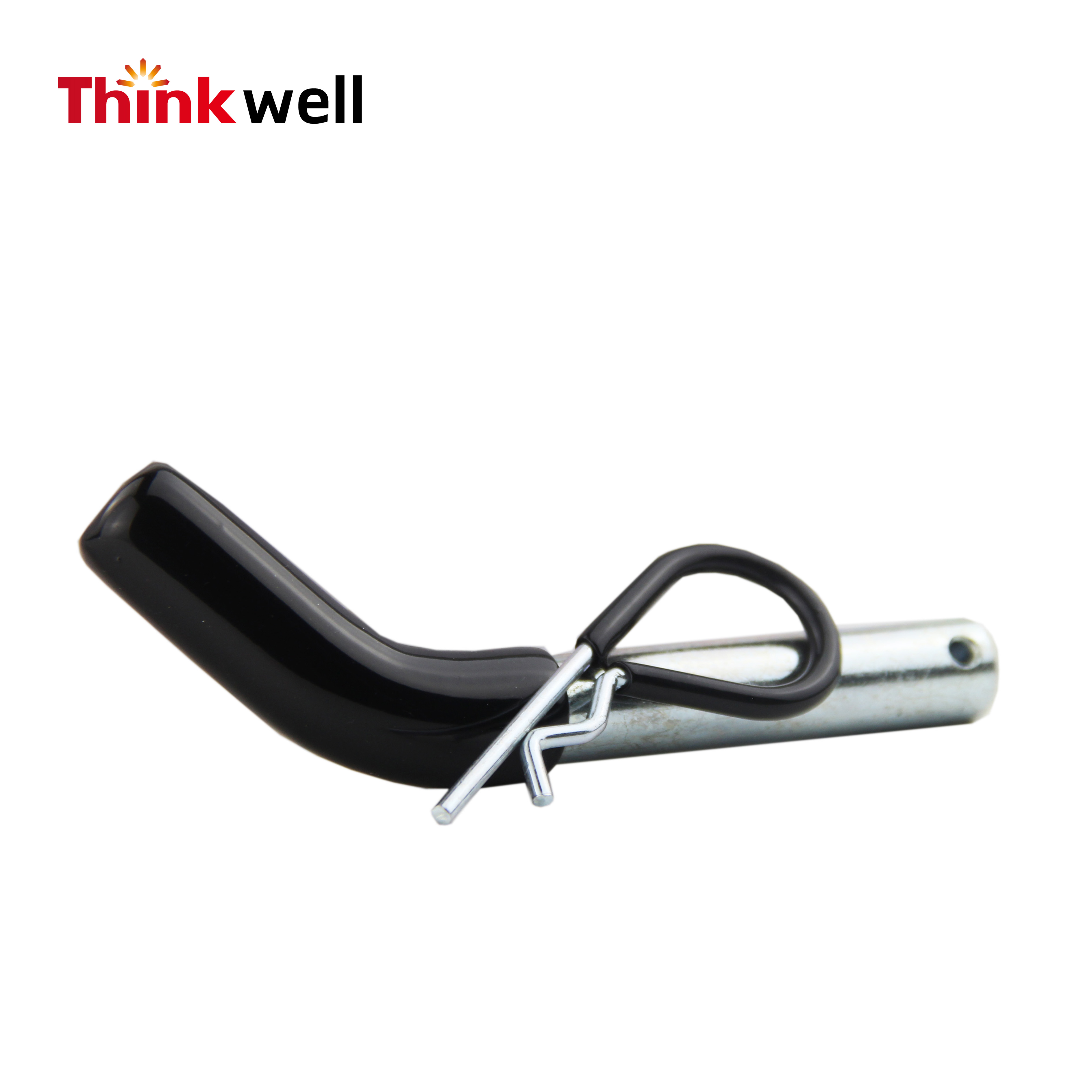 Heavy Duty Rubber Coated Trailer Hitch Pin with Clip