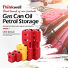 20L Fuel Tank Plastic Oil Cans Multi-size Gasoline Container Petrol Tank Fuel Storage for Off-road Car Tank Jerry Can