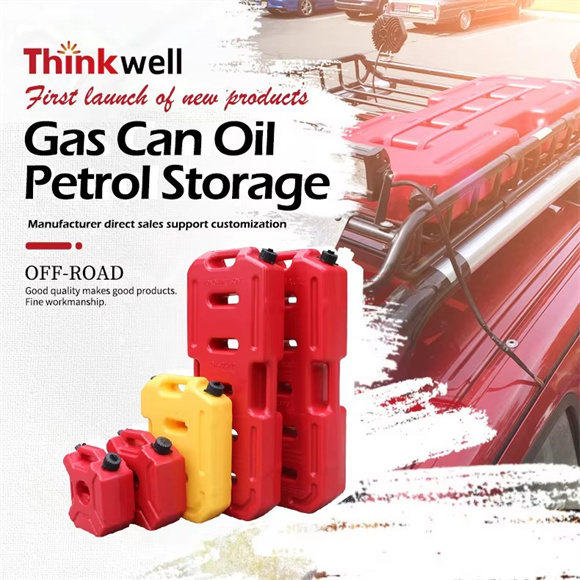 20L Fuel Tank Plastic Oil Cans Multi-size Gasoline Container Petrol Tank Fuel Storage for Off-road Car Tank Jerry Can