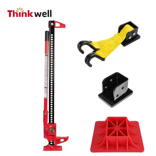 Red 48" 3 Ton 6000 LBS Ratcheting Off Road Utility 4x4 Accessories Farm Jack 