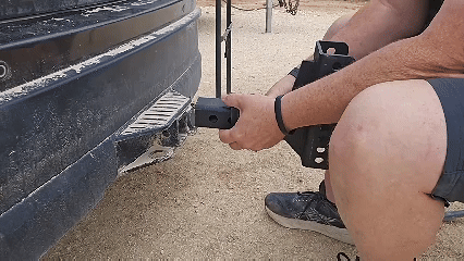 adjustable hitch ball mount