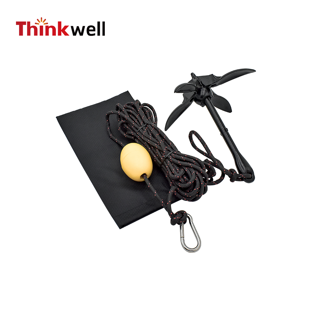 1.5KG Folding Grapnel Boat Anchors with Rope And Bag