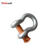 Thinkwell Forged US Type G209A Alloy Steel Screw Pin Anchor Shackle 