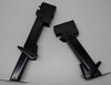 Pair of 1000 LB Trailer Stabilizer Adjustable Telescoping Swing Down Jack 11.5