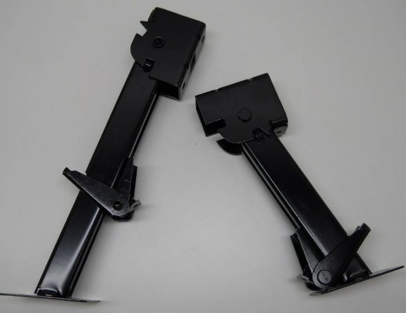 Pair of 1000 LB Trailer Stabilizer Adjustable Telescoping Swing Down Jack 11.5