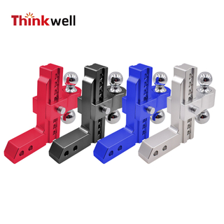6" 8" 10" Drop Aluminum Alloy Adjustable Hitch Ball Mount