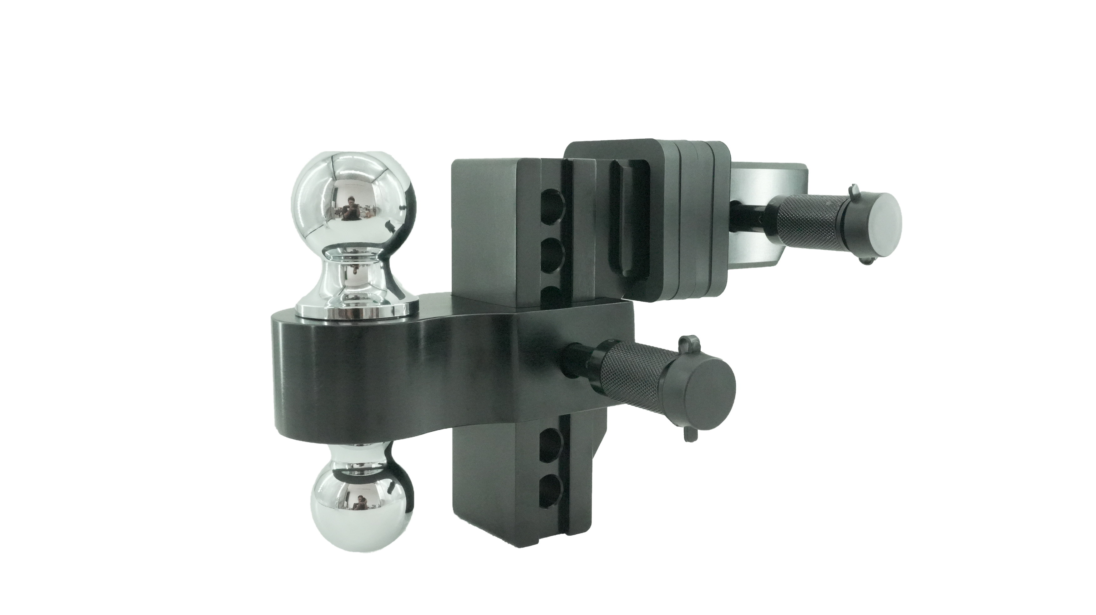 aluminum adjustable hitch ball mount