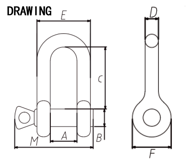 D-type shackle