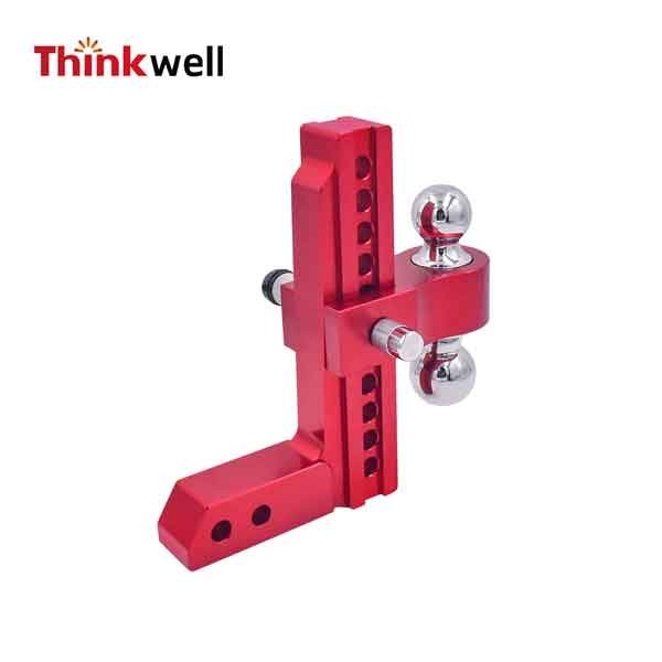 aluminum adjustable hitch ball mount