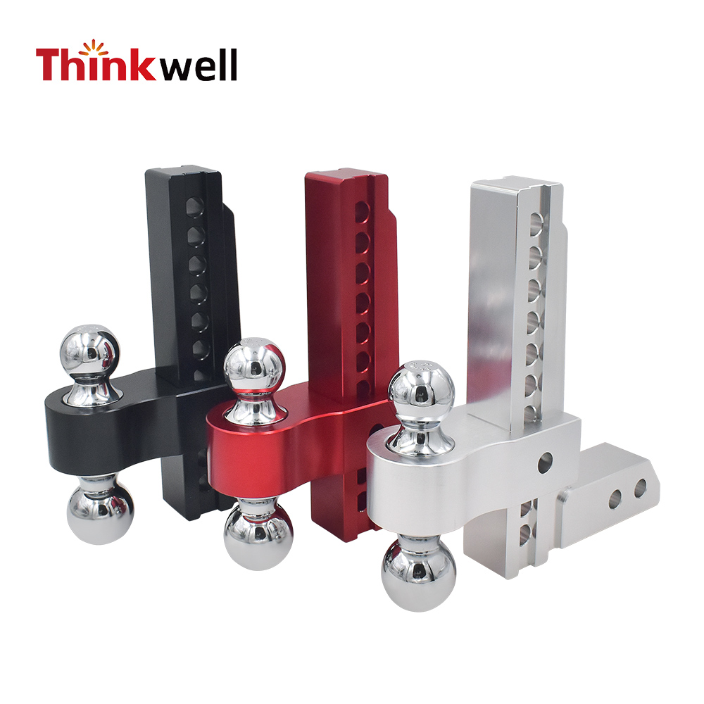 Aluminum Adjustable hitch ball mount