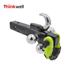 Triler Hitch Tri Ball Mount with 360 Swivel Tow Shackle