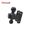 Dual Ball Trailer Adjustable Hitch Ball Mount 