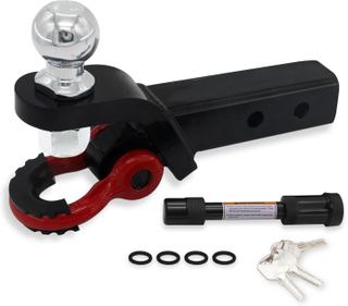 2 in 1Towing Ball Mount with 3/4" Shackle